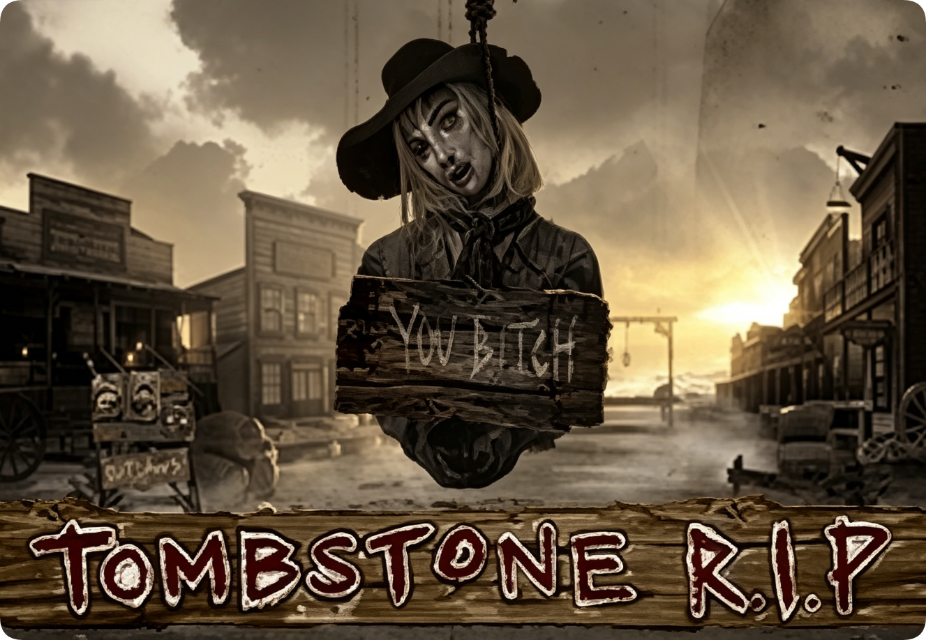 tombstone rip Slot: RTP Tinggi dan Volatilitas Rendah game cover